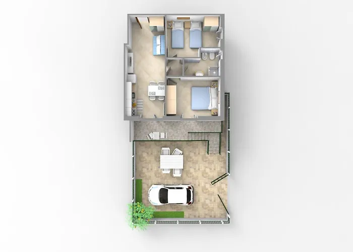 Con Giardino E Posto Auto Per Famiglie *